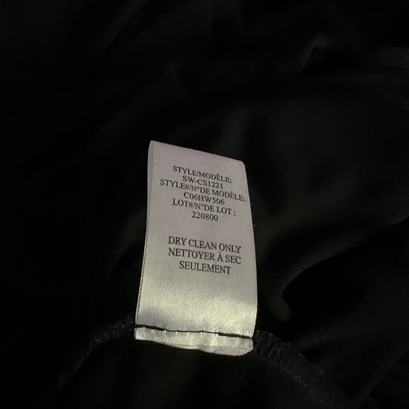 HELMUT LANG Top Asymmetrical Draped Blouse Single ShortSleeve Round Neck L NWT - Picture 7 of 7